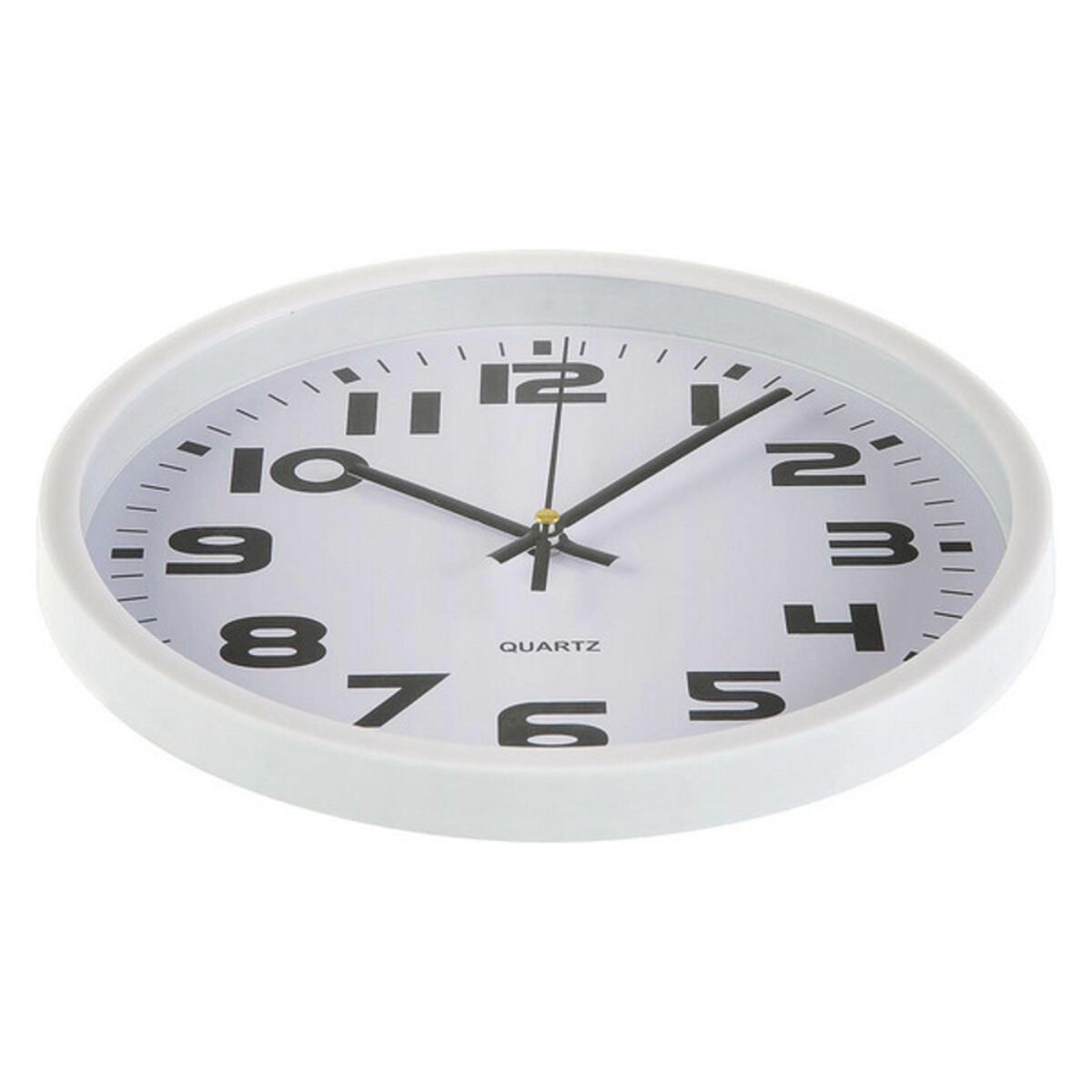 Ceas de Perete Versa Alb Plastic 3,8 x 25 x 25 cm